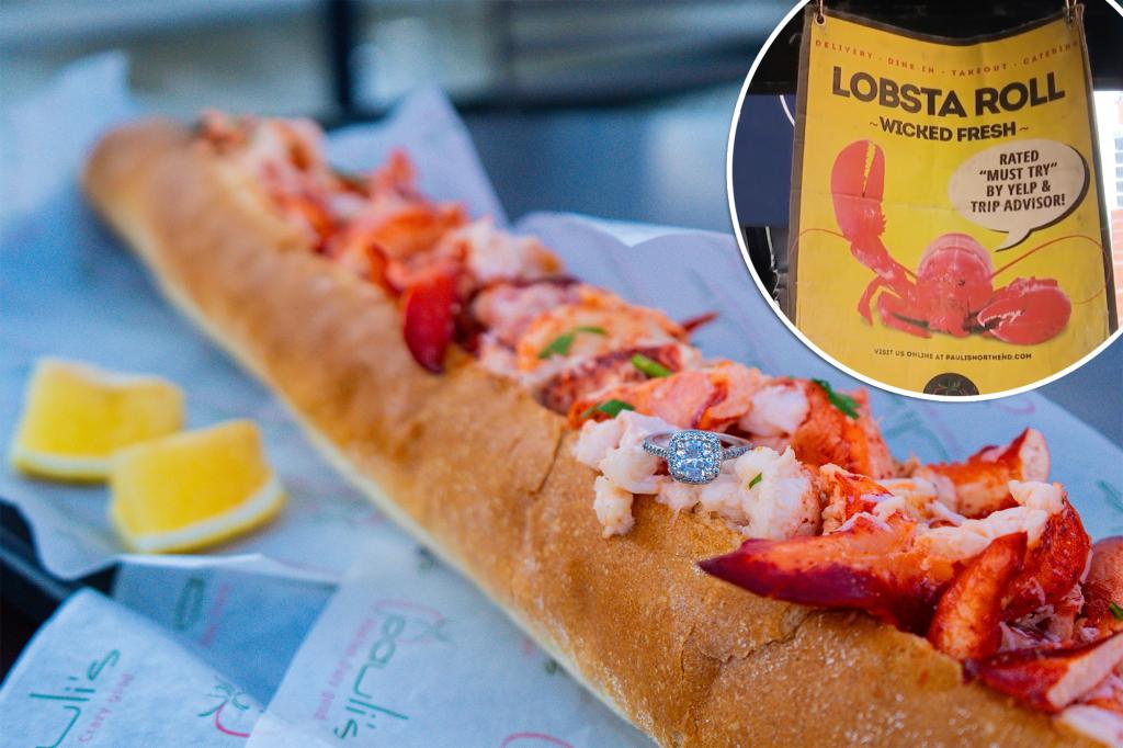 Would you pop the question to a $10,000 lobster?