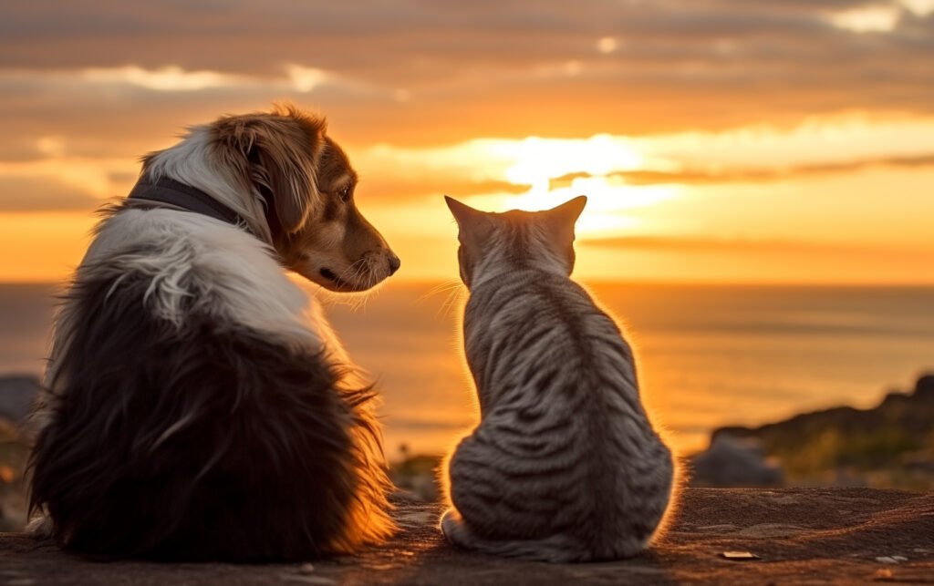 Pet Velhinho: Segredos para Vida Longa e Saudável na Terceira Idade 3 cat love being affectionate towards each other 1