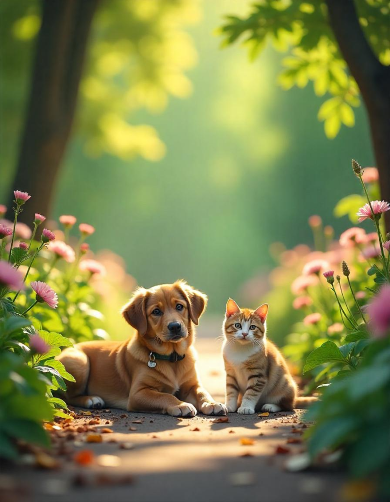 Bem-Estar Pet com Natureza: Como Criar um Espaço Verde em Casa que Favorece a Saúde Física e Emocional dos Animais 13 freepik the style is candid image photography with natural 19278